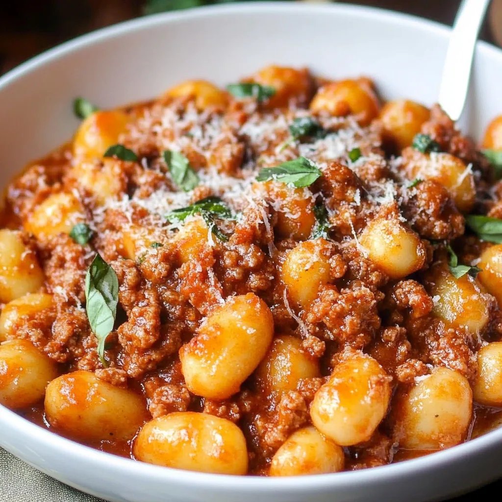 Gnocchi Bolognese