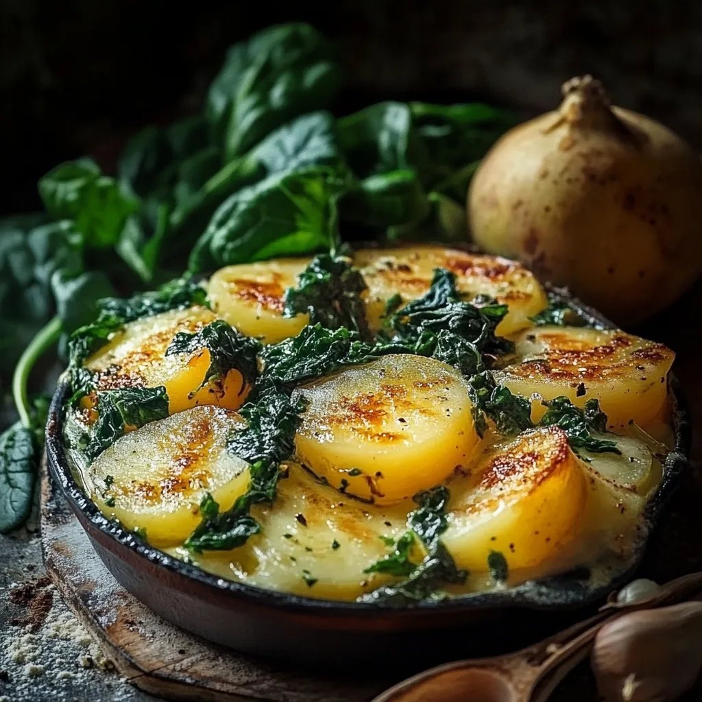 Kartoffel Spinat Auflauf