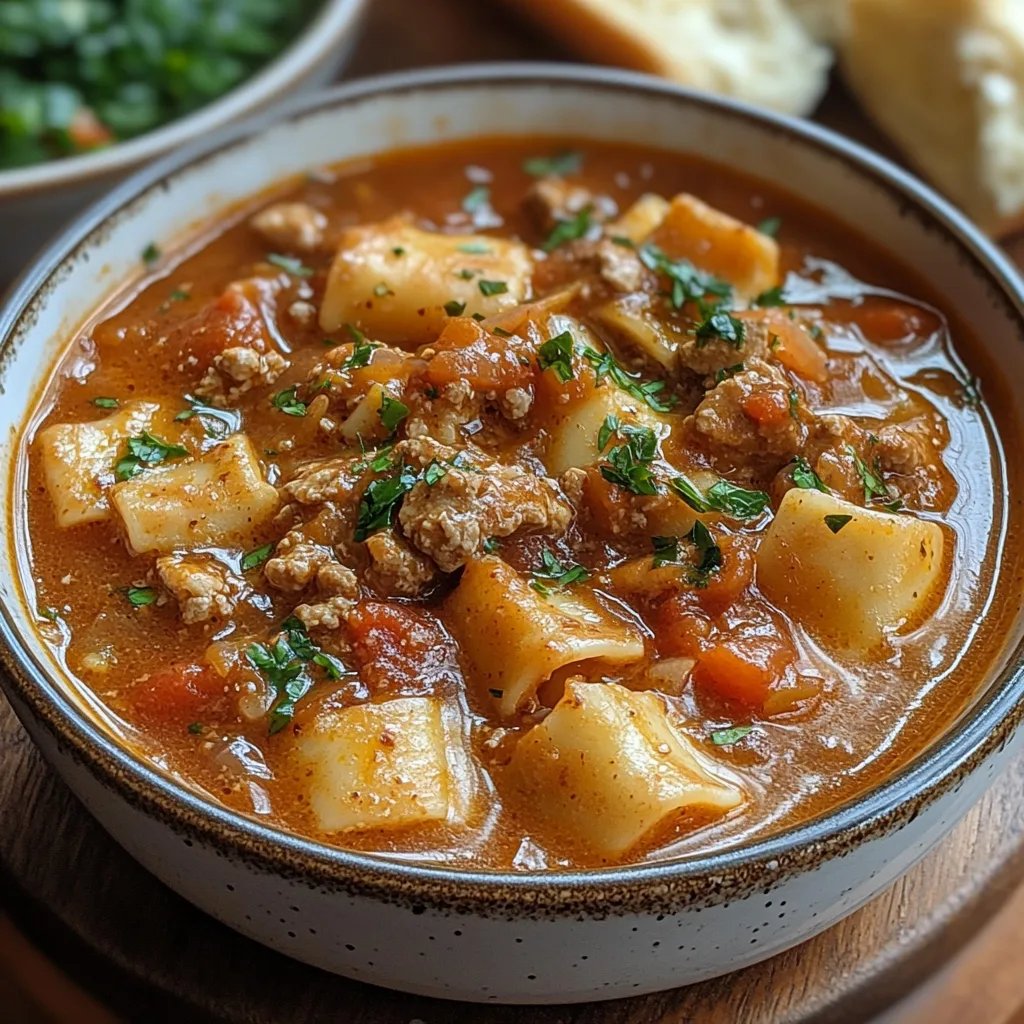 Glutenfreie Lasagnesuppe: Ein Unglaublich Ultimatives Rezept für 4 Personen