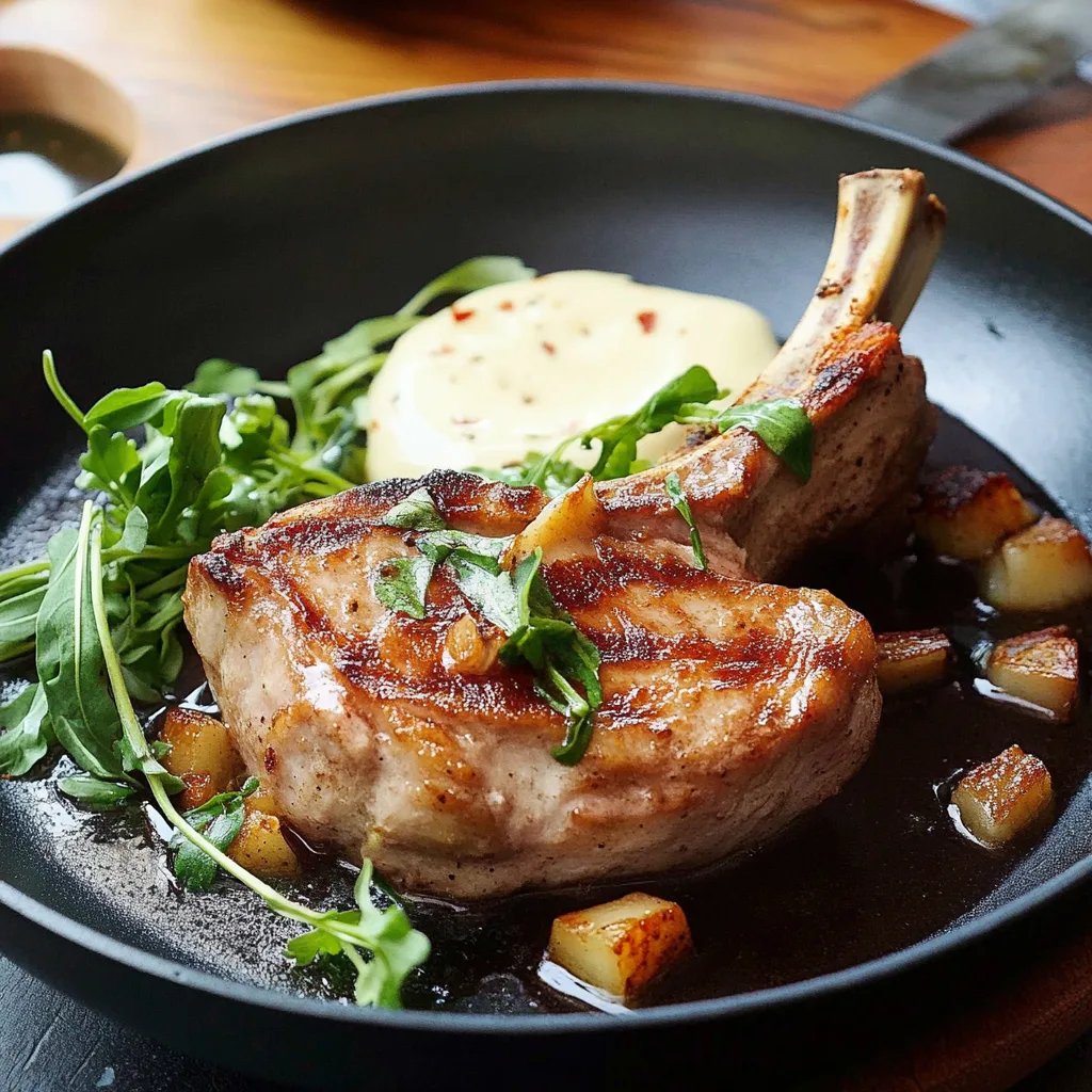 Schweinekoteletts mit cremiger Käsesauce: Ein Unglaubliches Ultimatives Rezept