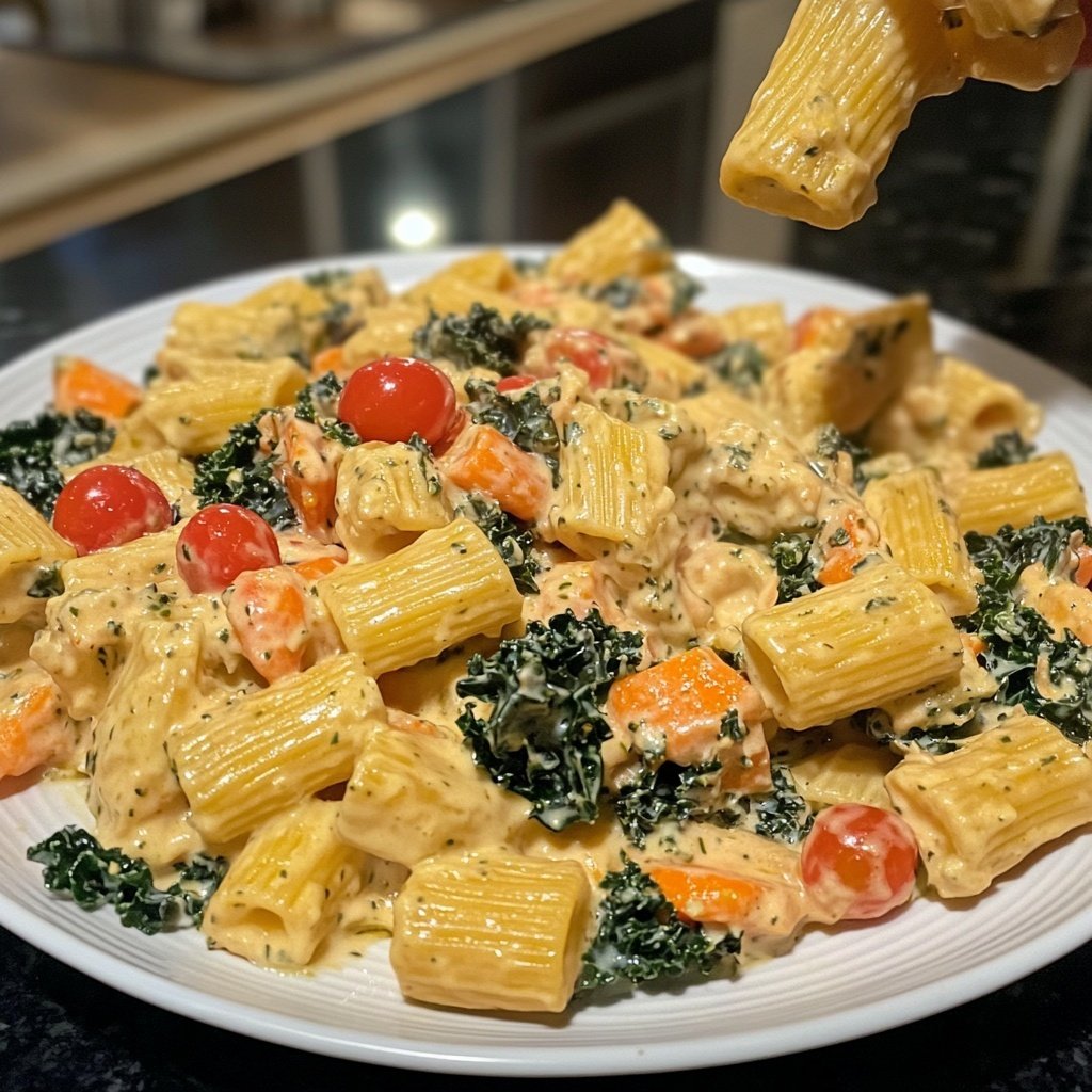 Schnelle-und-Einfache One-Pot-Pasta mit Wintergemüse
