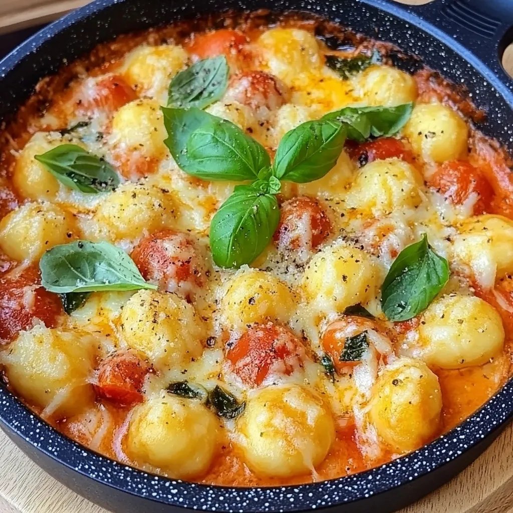 Gnocchi mit Tomaten und Mozzarella