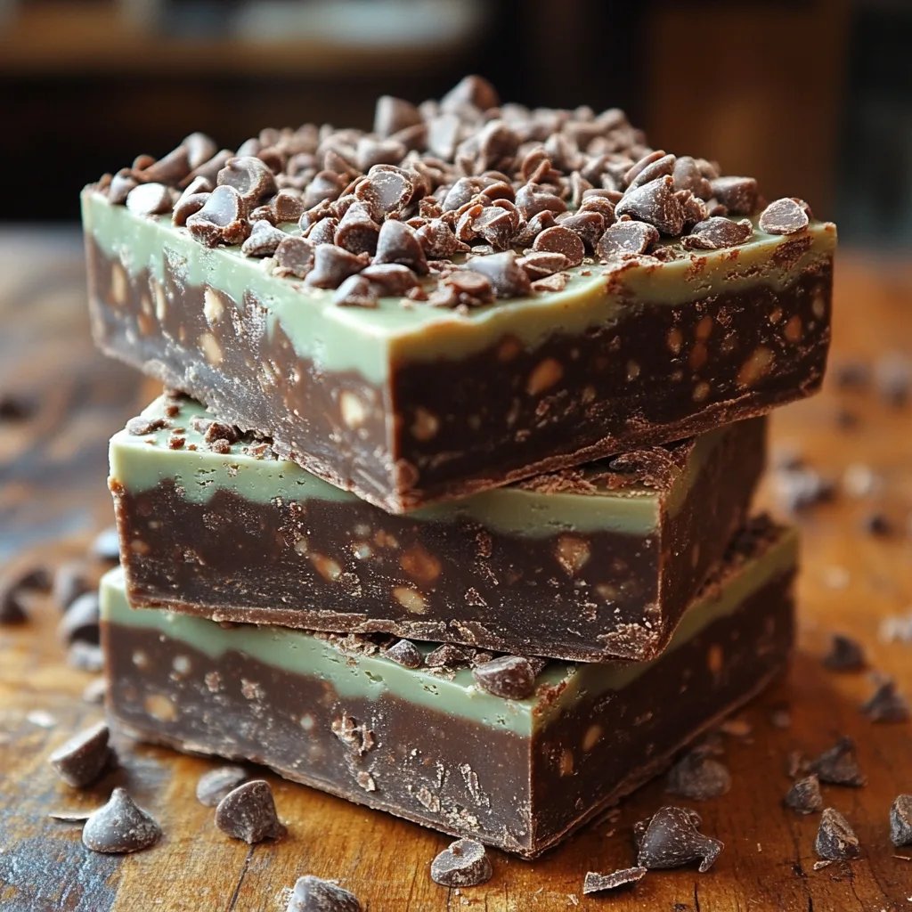 Andes Minz-Schoko-Chip Fudge: Ein Unglaubliches Ultimatives Rezept für 6 Personen