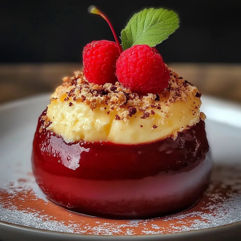 Warmer Kasekuchen Im Apfel