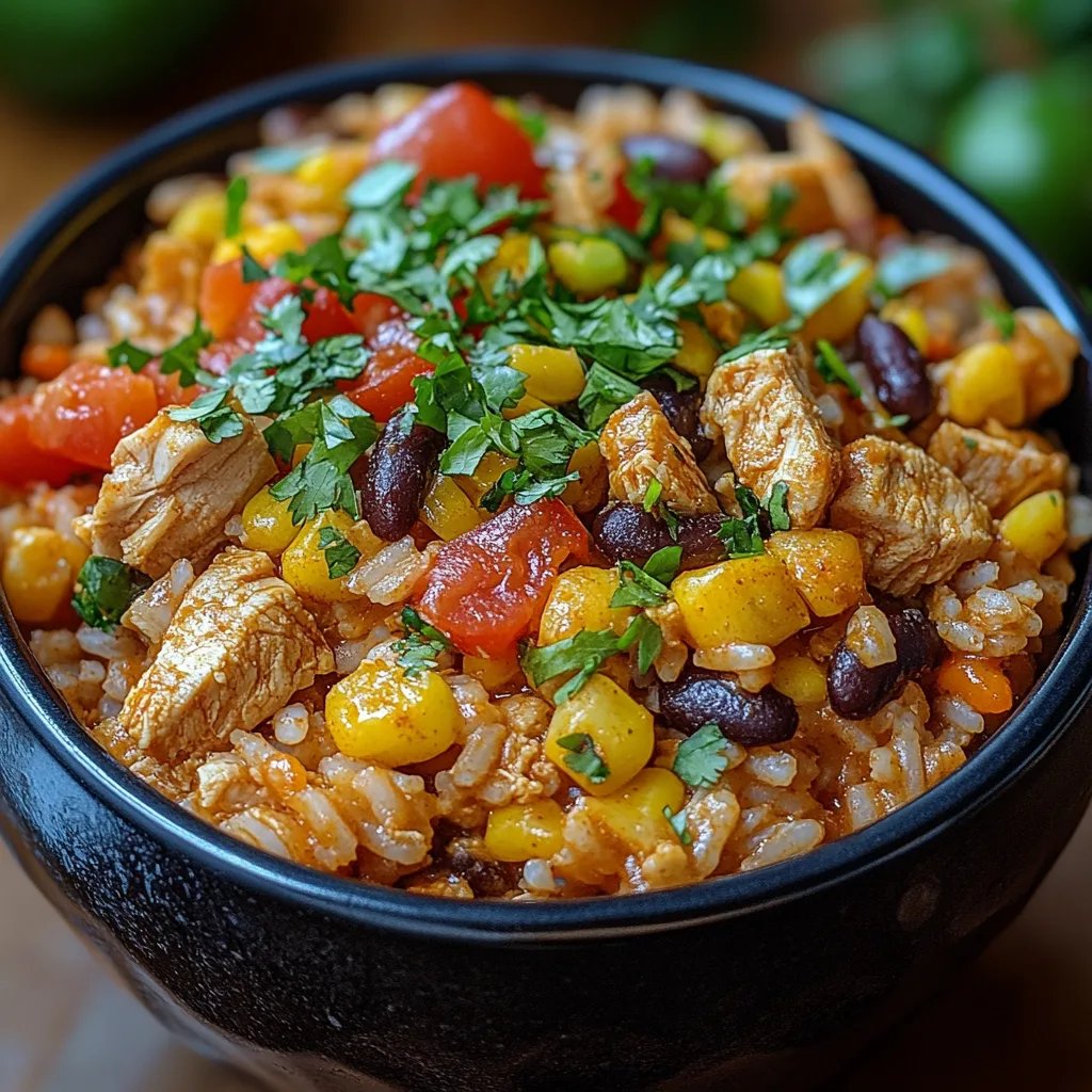 Instant Pot Hähnchen- und Reis-Burrito-Schalen: Ein Unglaubliches Ultimatives Rezept für 4 Portionen