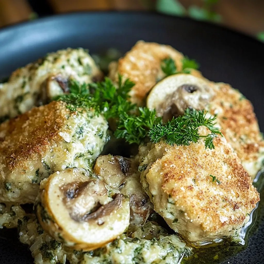 Proteinreiche Spinatknödel