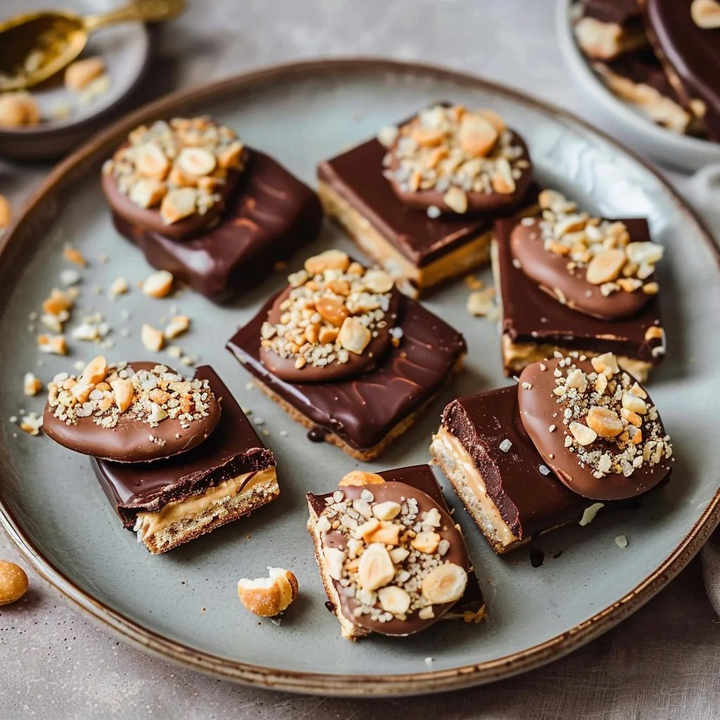 Gefüllte Nougat-Plätzchen