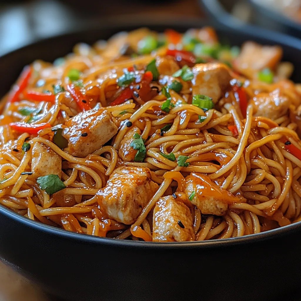 Glutenfreies Hähnchen-Chow-Mein: Ein Unglaublich Ultimatives Rezept für 4
