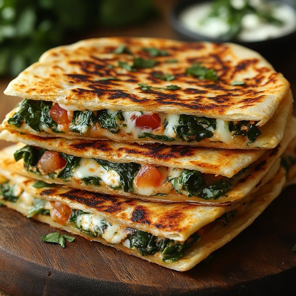 Spinat-Feta-Quesadillas: Ein Unglaublich Ultimatives Rezept für 5-Sterne Genuss