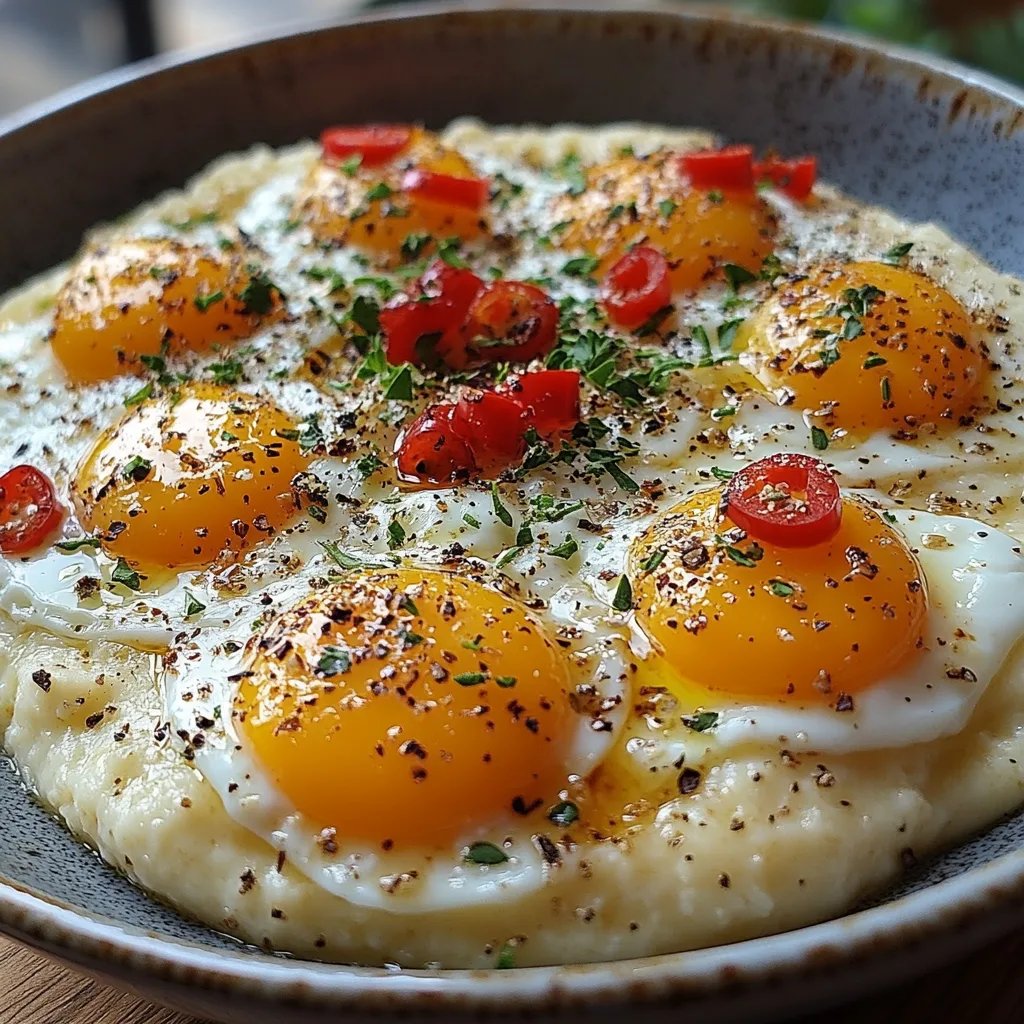 Cremige Polenta mit pochierten Eiern: Ein Unglaubliches Ultimatives Rezept