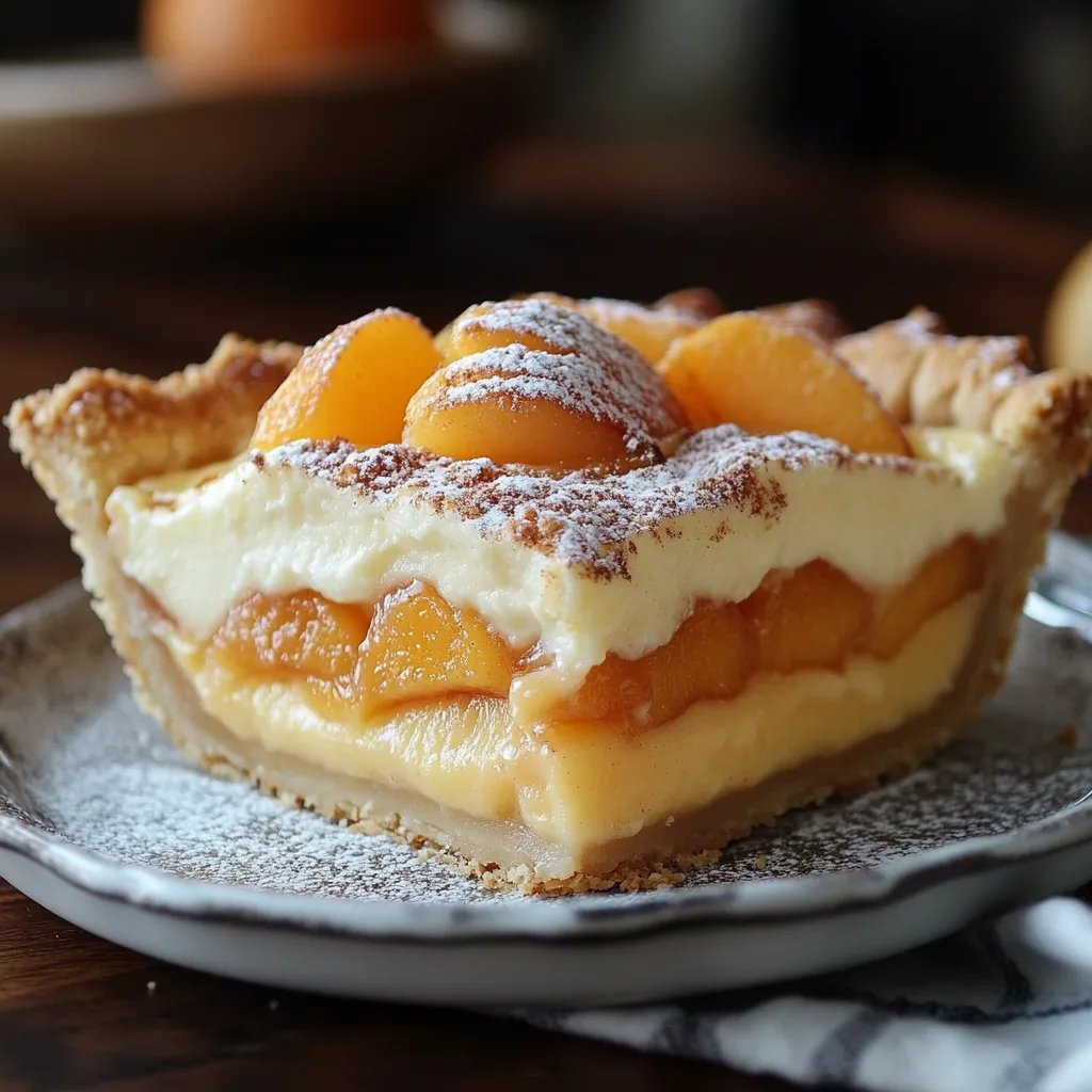 Einfache Pfirsich-und-Sahne-Torte: Ein Unglaublich Ultimatives Rezept für 6 Personen