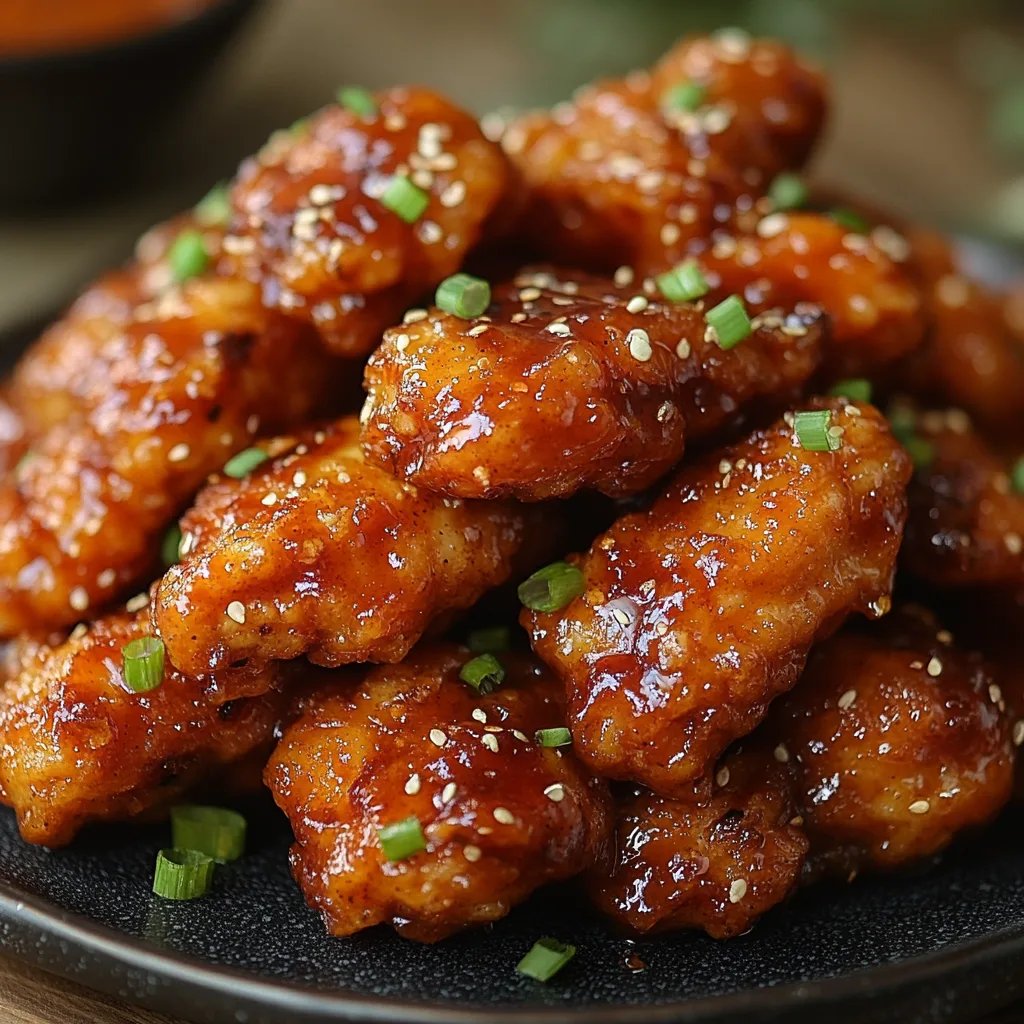 Süß-würzige, klebrige Hähnchenstreifen: Das Unglaubliche Ultimative Rezept für 4 Personen