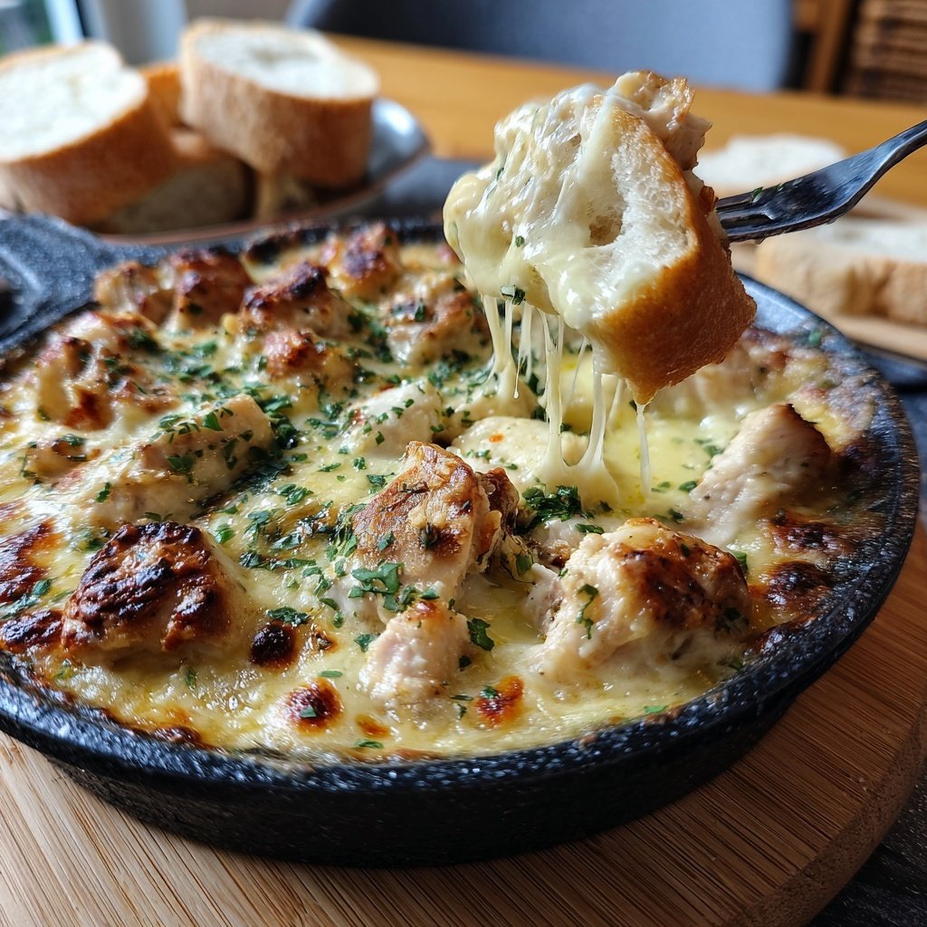 Fleischfondue mit Hähnchen und Pute