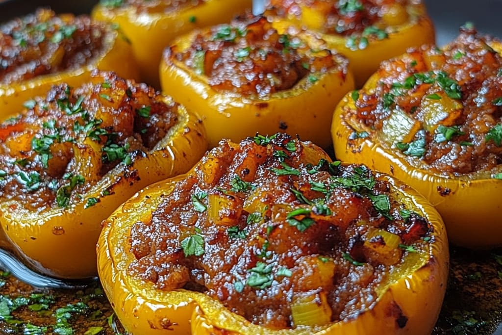 Mit Hackfleisch gefüllte Paprika: Ein Unglaubliches Ultimatives Rezept