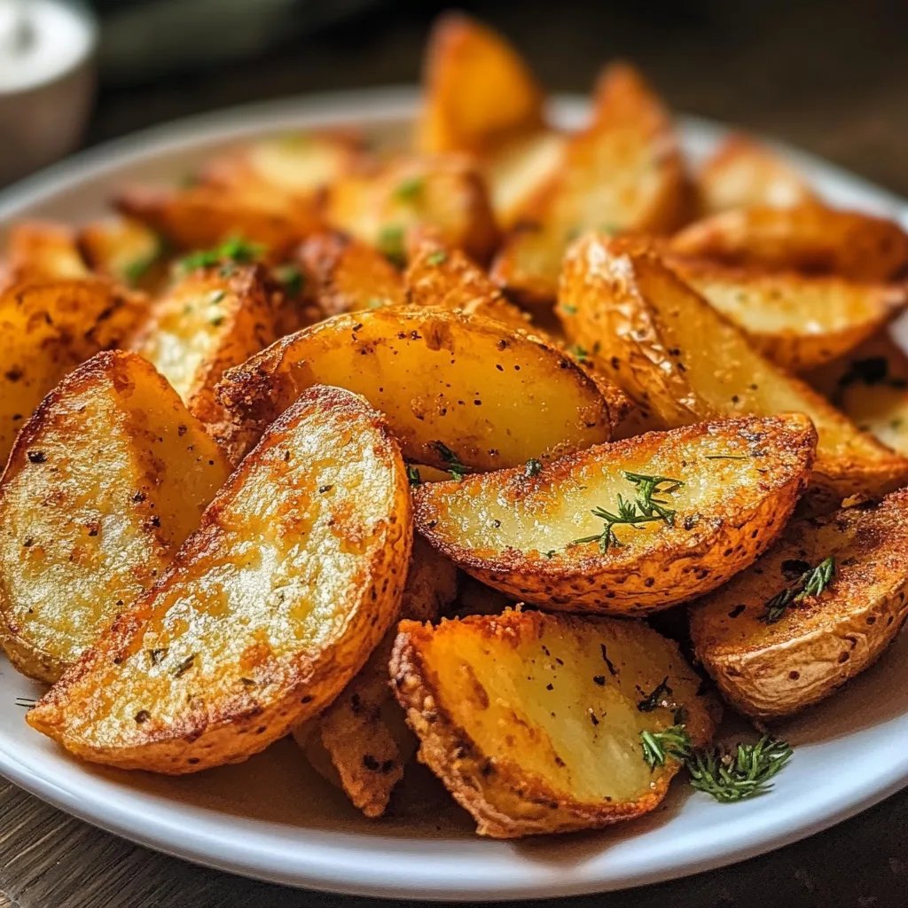 Knusprige Kartoffelspalten