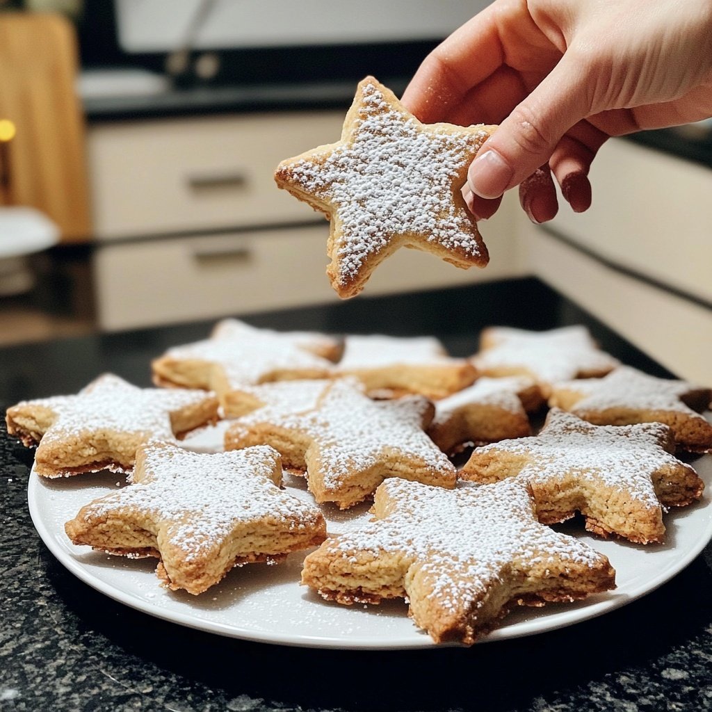 Einfache Vegane Zimtsterne – Gesundes Weihnachtsgebäck