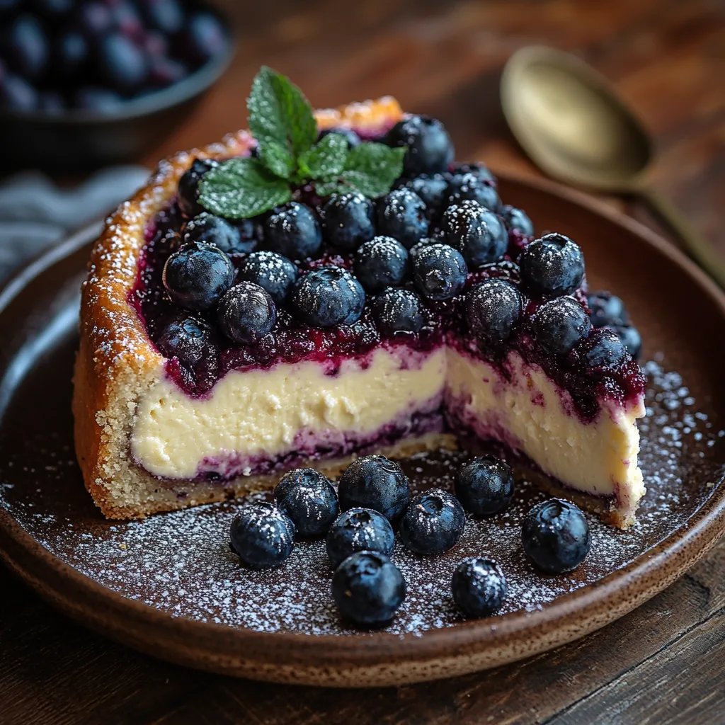 Einfacher Blaubeer-Baskischer Käsekuchen: Ein Unglaubliches Ultimatives Rezept