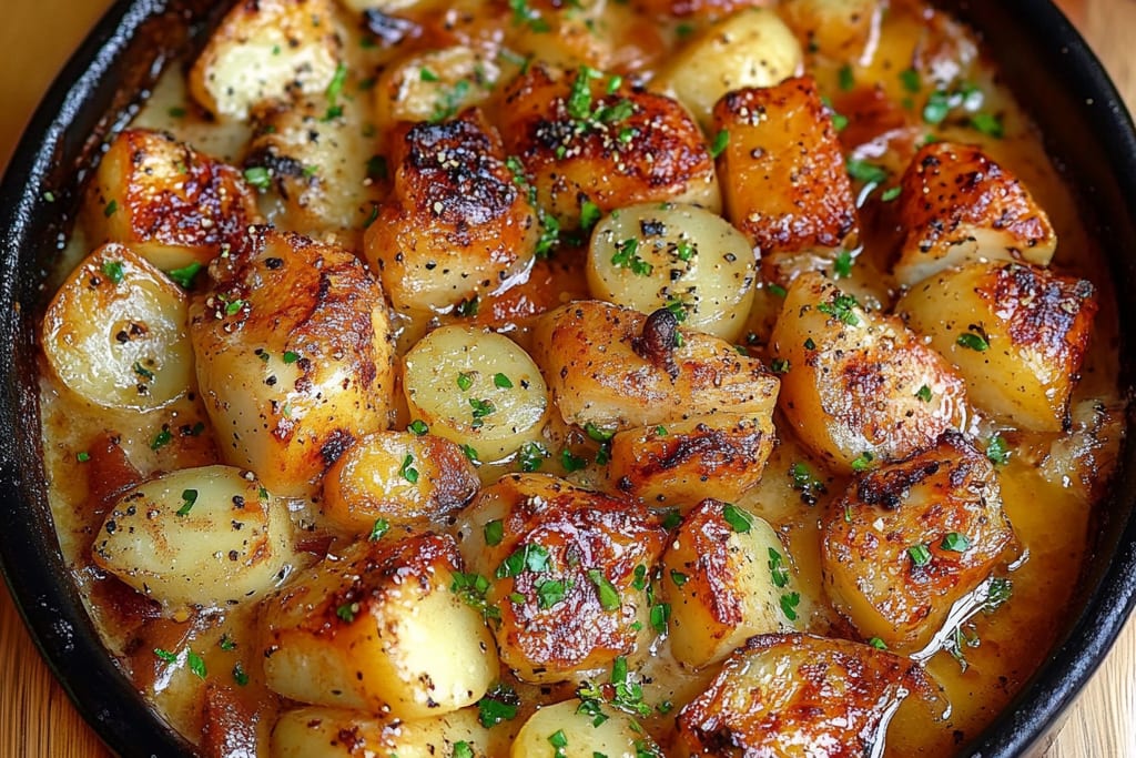 Hähnchen und Kartoffeln aus einer Pfanne: Ein Unglaubliches Ultimatives Rezept
