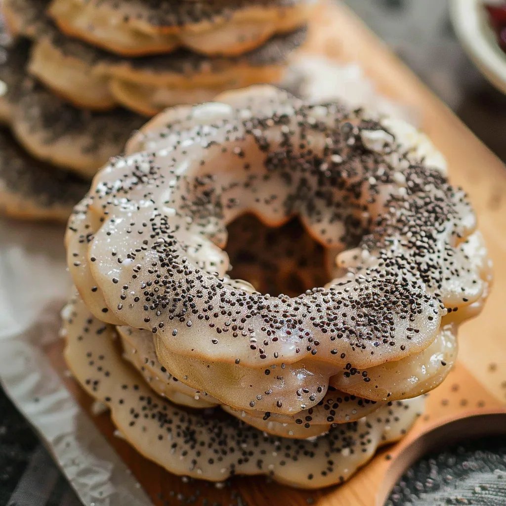 Mohn Marzipan Kringel