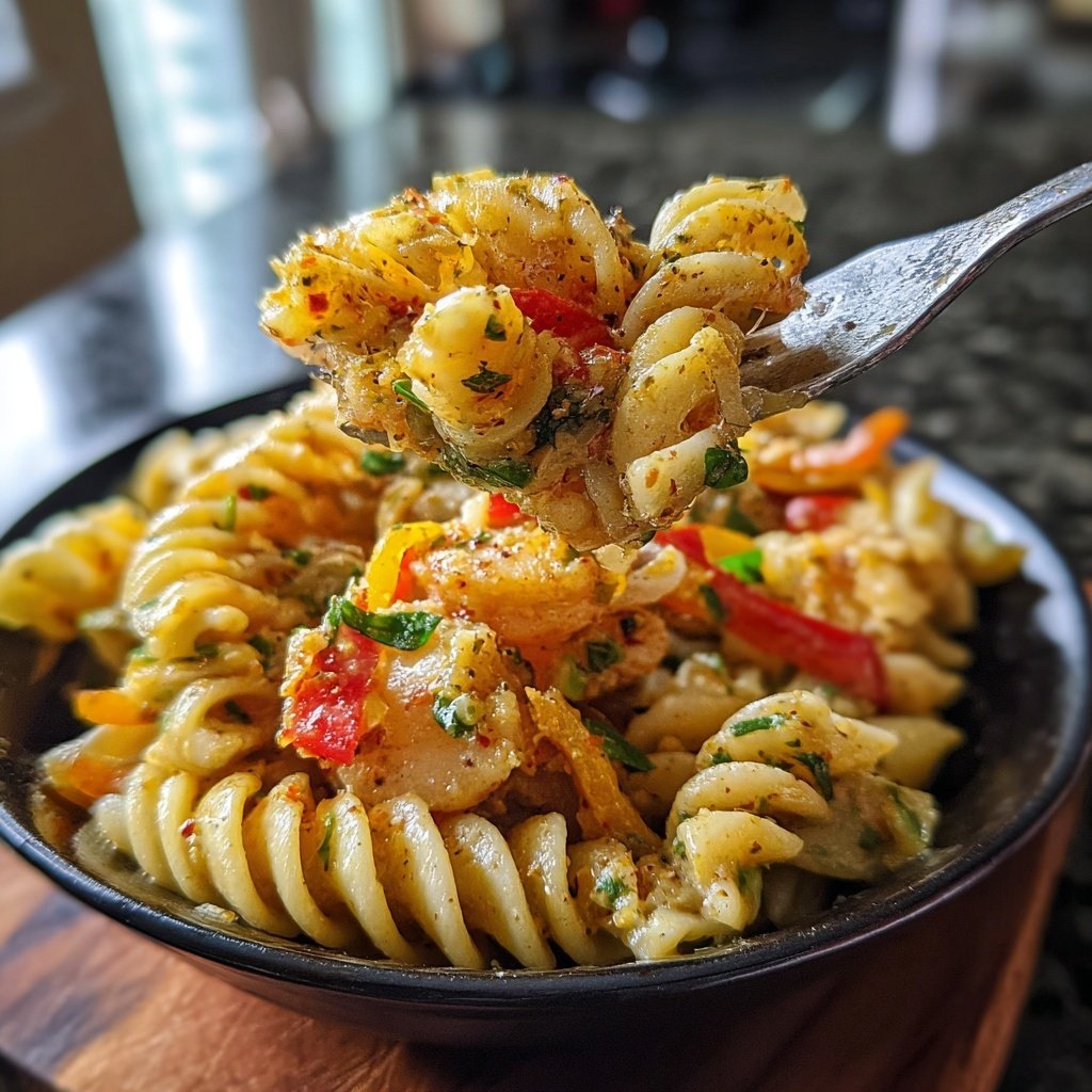 Kräftige Jamaika Rasta Pasta