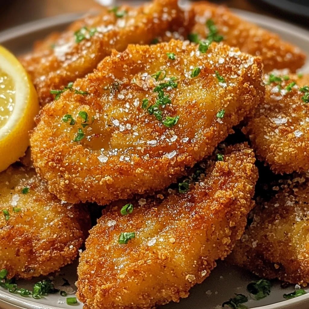 Krosse Wiener Schnitzel mit goldbrauner Panade: Ein Unglaubliches Ultimatives Rezept