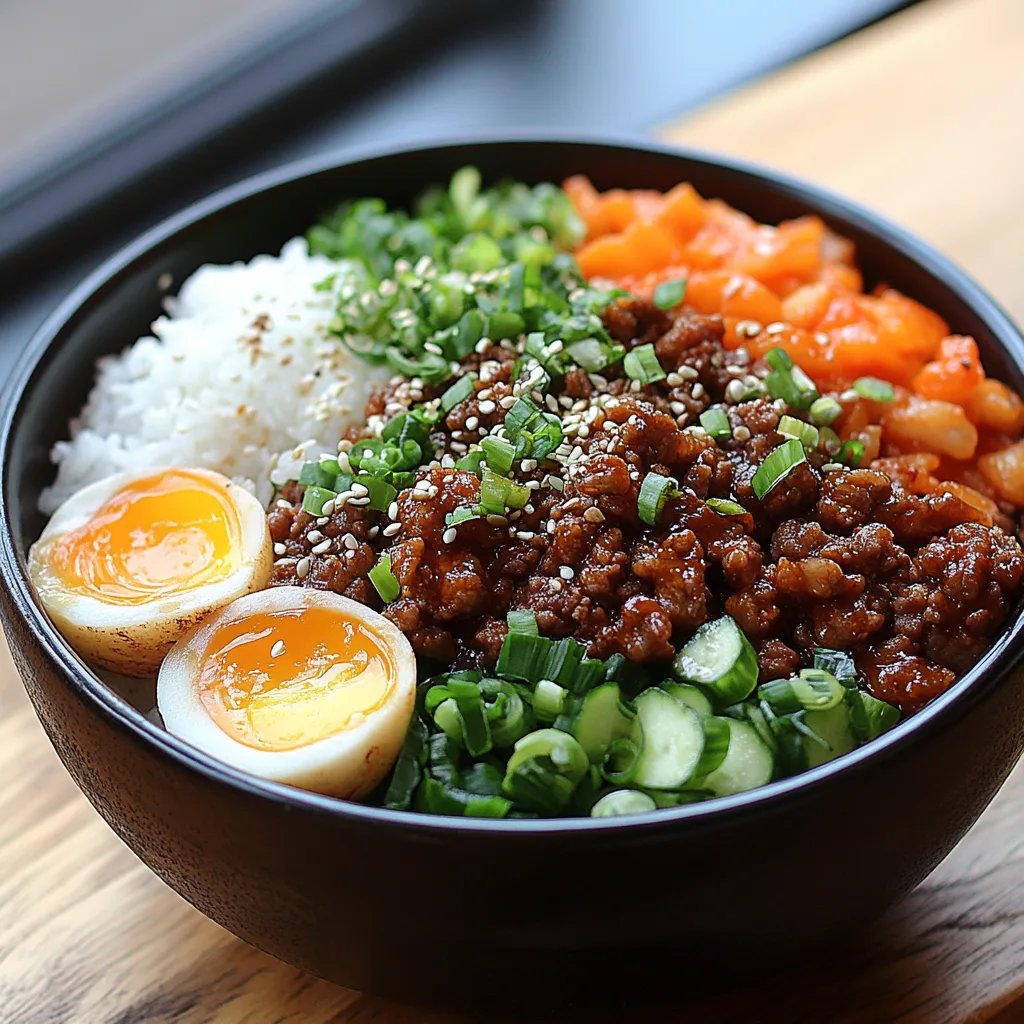 Koreanische Hackfleisch-Bowl: Ein Unglaubliches Ultimatives Rezept für 5 Zutaten
