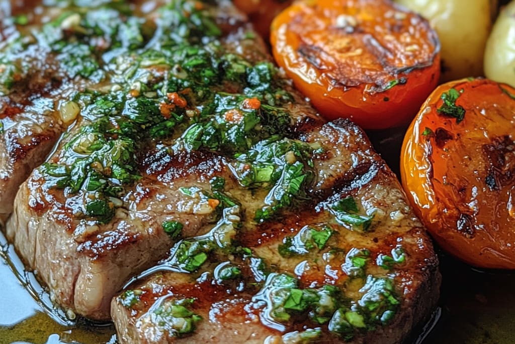 Steak und Gemüse aus einer Pfanne mit Knoblauch-Kräuterbutter: Ein Unglaubliches Ultimatives Rezept