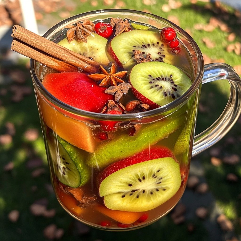 Kinderfreundlicher alkoholfreier Weihnachts-Punsch