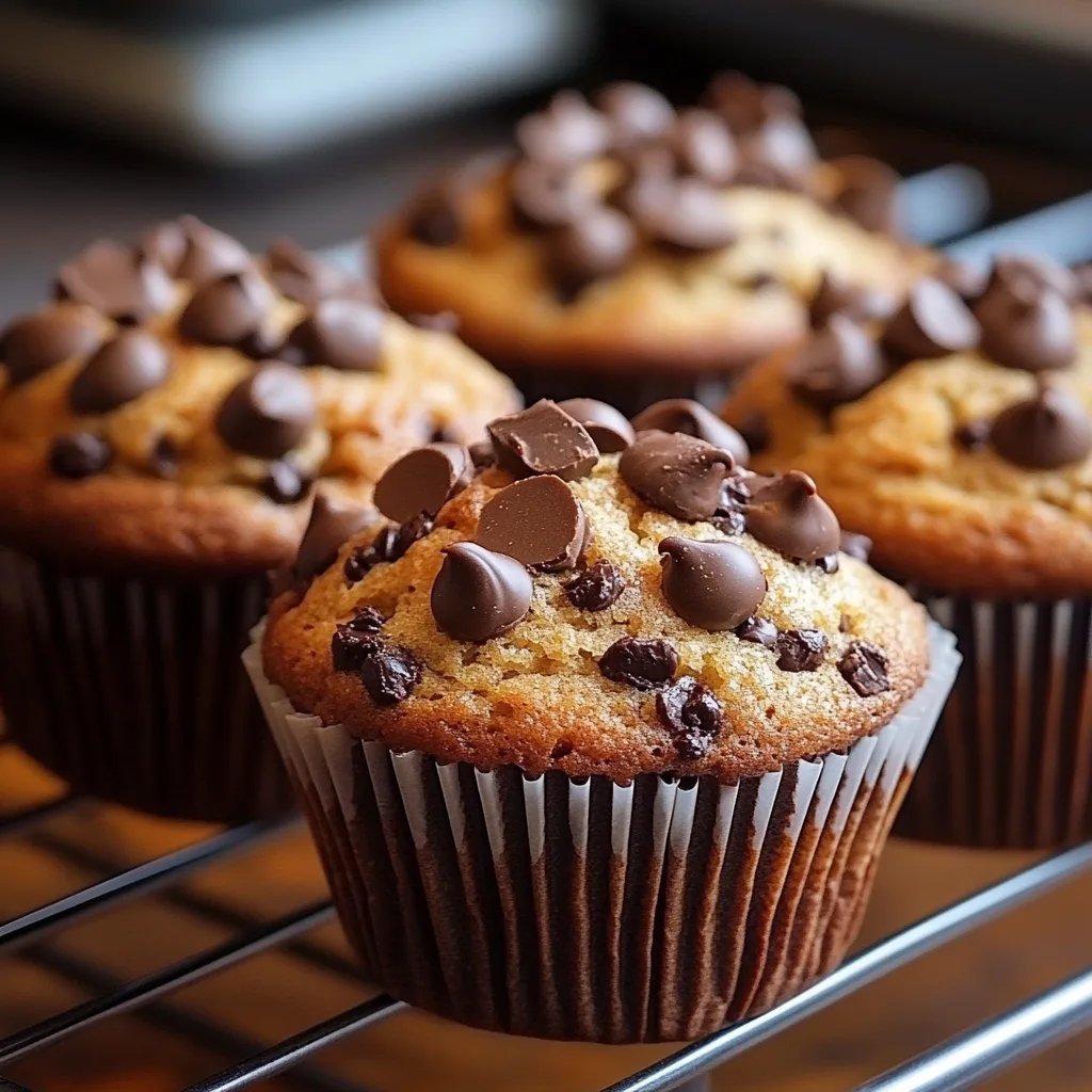 Saftige Muffins mit Schokostückchen