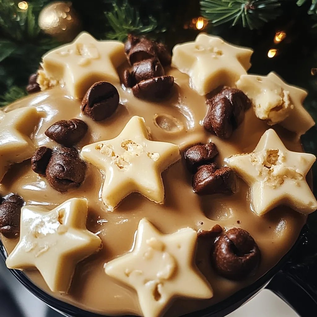 Weihnachtliche Mokkasterne