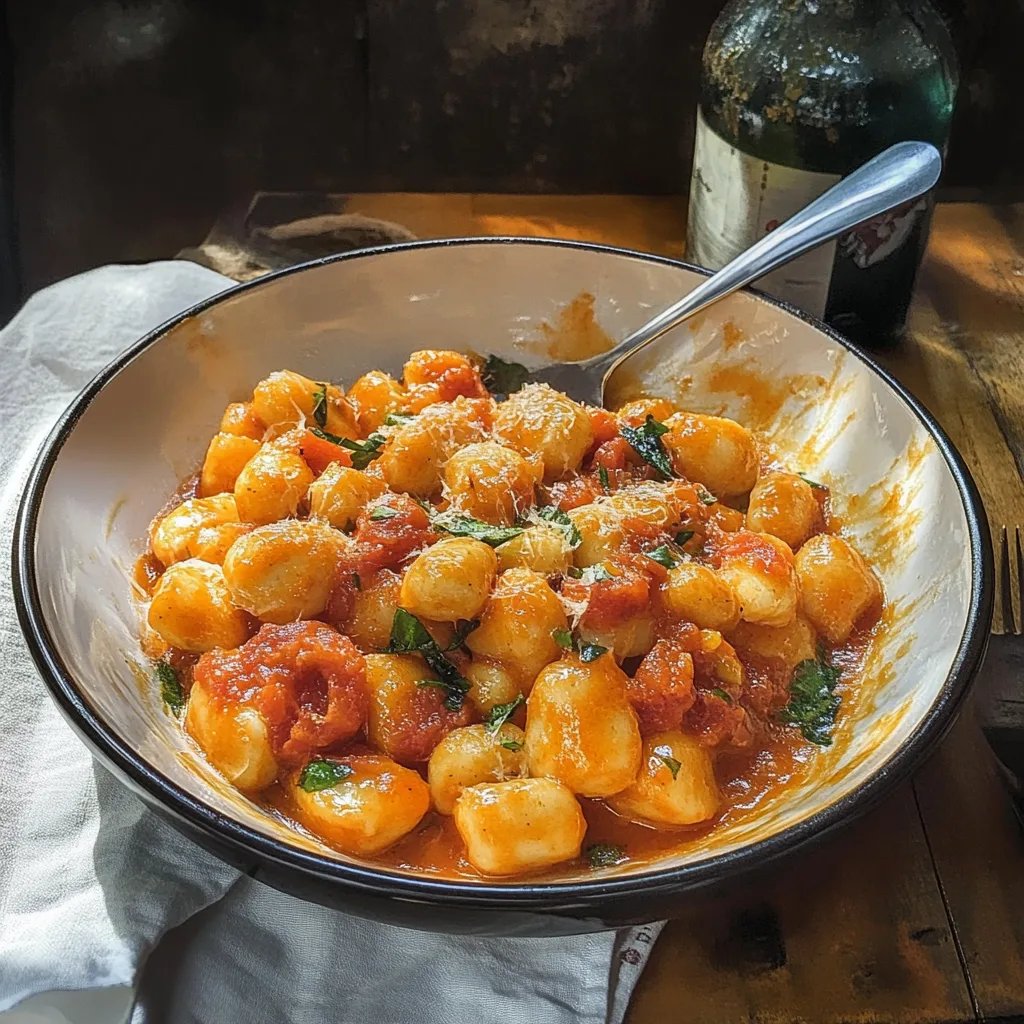 Heirate mich Huhn und Gnocchi