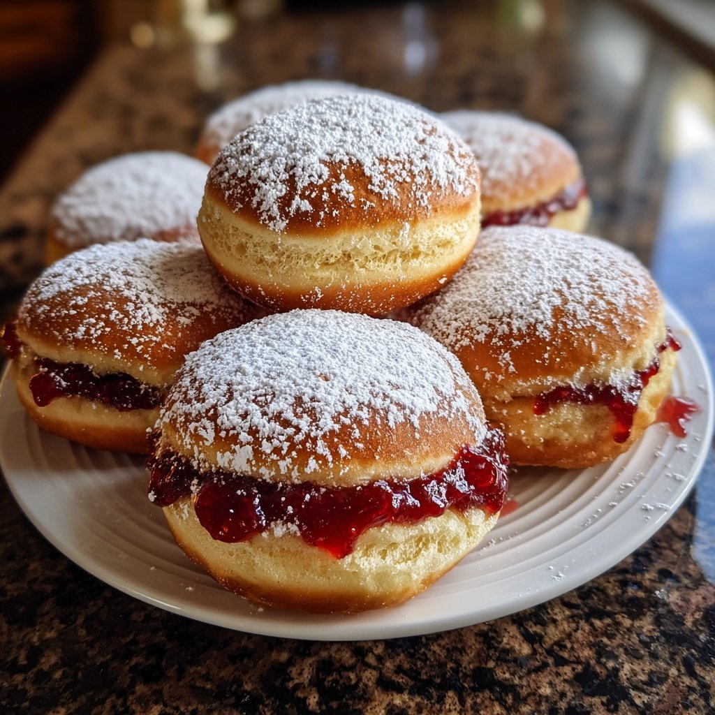 Perfekte Berliner Backen