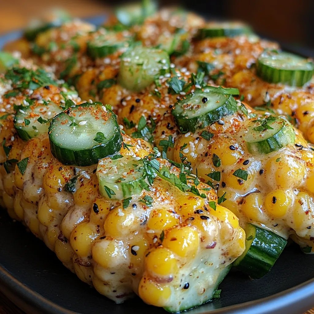 Straßenmais-Cremiger Gurkensalat: Ein Unglaubliches Ultimatives Rezept