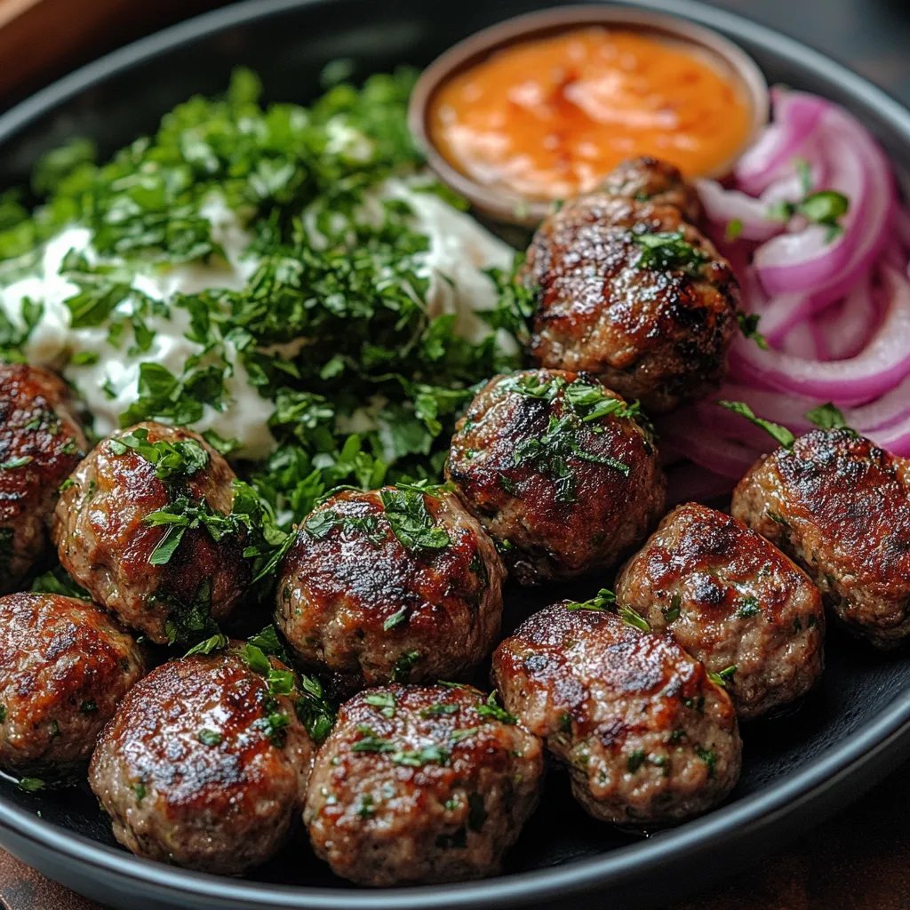 Authentisches Nahöstliches Rindfleisch-Kofta-Rezept: Ein Unglaubliches Ultimatives Gericht für 4 Personen