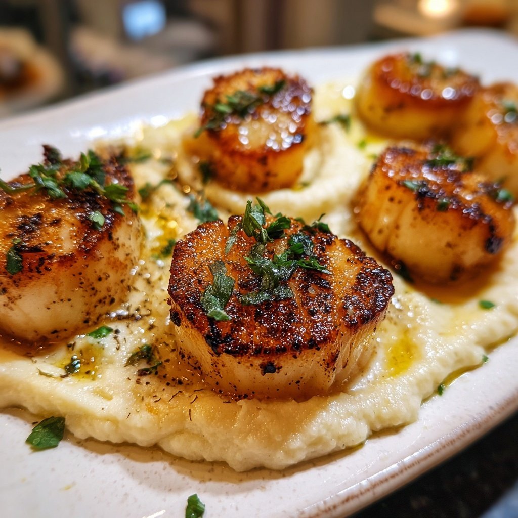 Jakobsmuscheln auf Selleriepüree