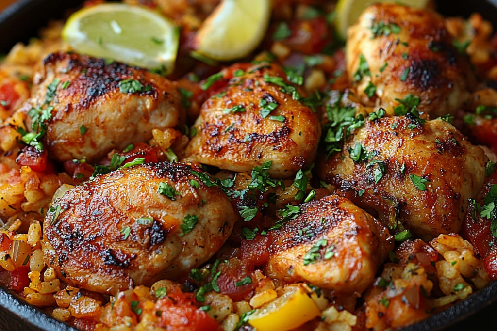 Ein Topf Spanisches Hähnchen mit Reis: Ein Unglaublich Ultimatives Rezept