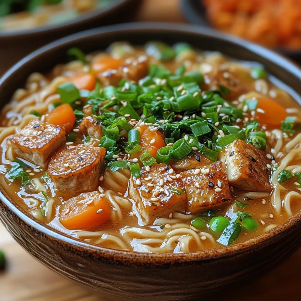 Langsam gegarte vegane Miso-Ramen-Suppe: Ein Unglaublich Ultimatives Rezept für 5 Sinne