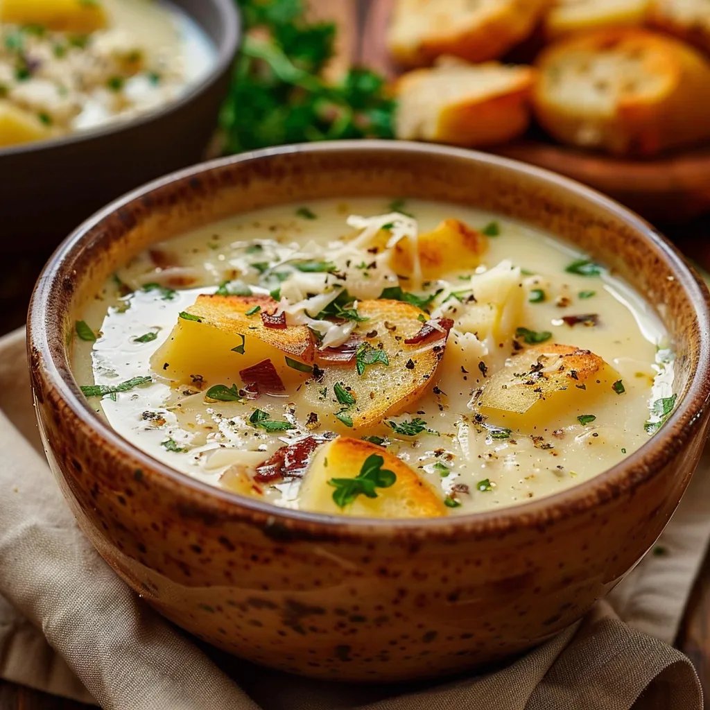 Cremige Kartoffel-Käse-Suppe