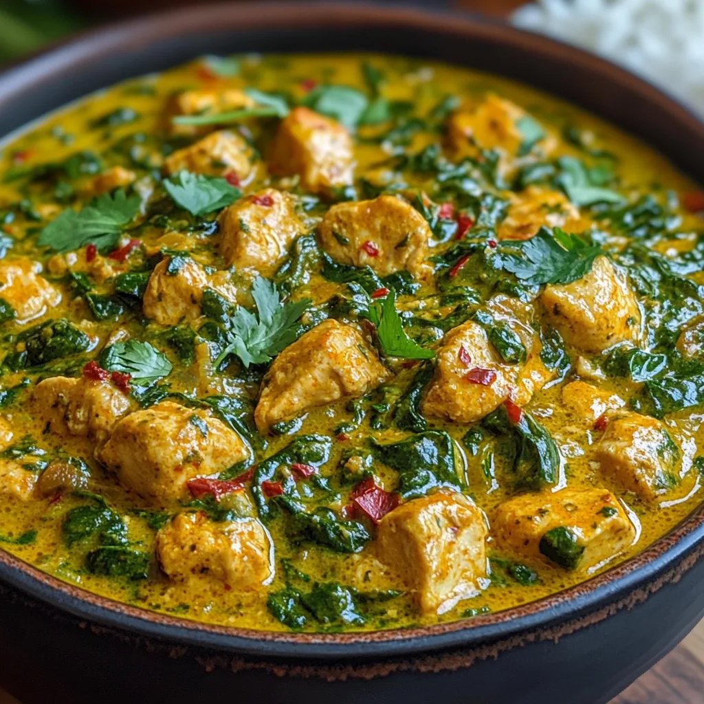 Indisches Hähnchen-Saag-Curry: Ein Unglaubliches Ultimatives Rezept für jeden Geschmack