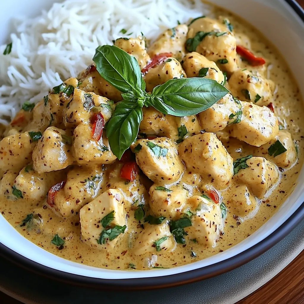 Basilikum-Hähnchen mit Kokos-Curry-Sauce: Ein Unglaubliches Ultimatives Rezept