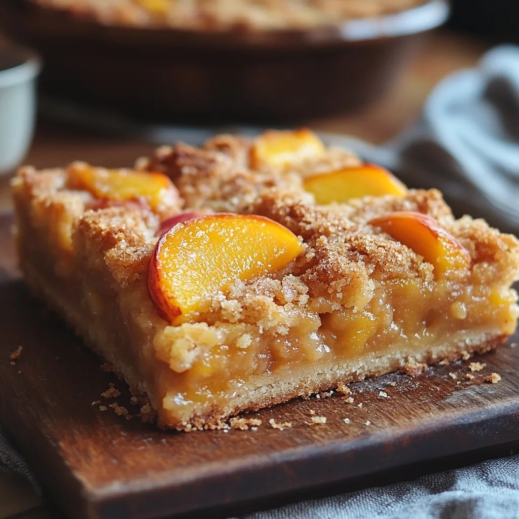 Pfirsich-und-Sahne-Crumble-Riegel: Ein Unglaubliches Ultimatives Rezept für 5 Sinne