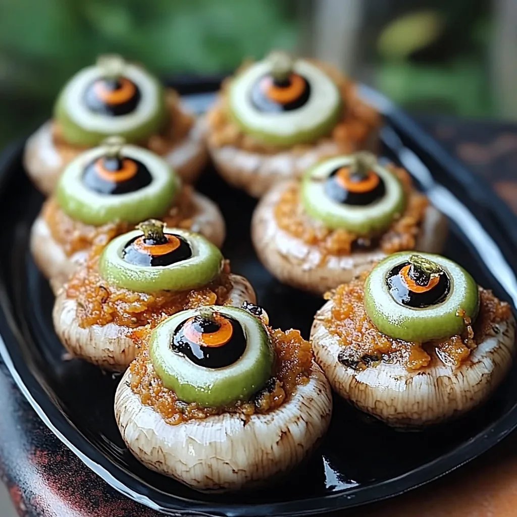 Stuffed Mushroom Eyeballs: Ein Unglaubliches Ultimatives Rezept für 10 Gäste