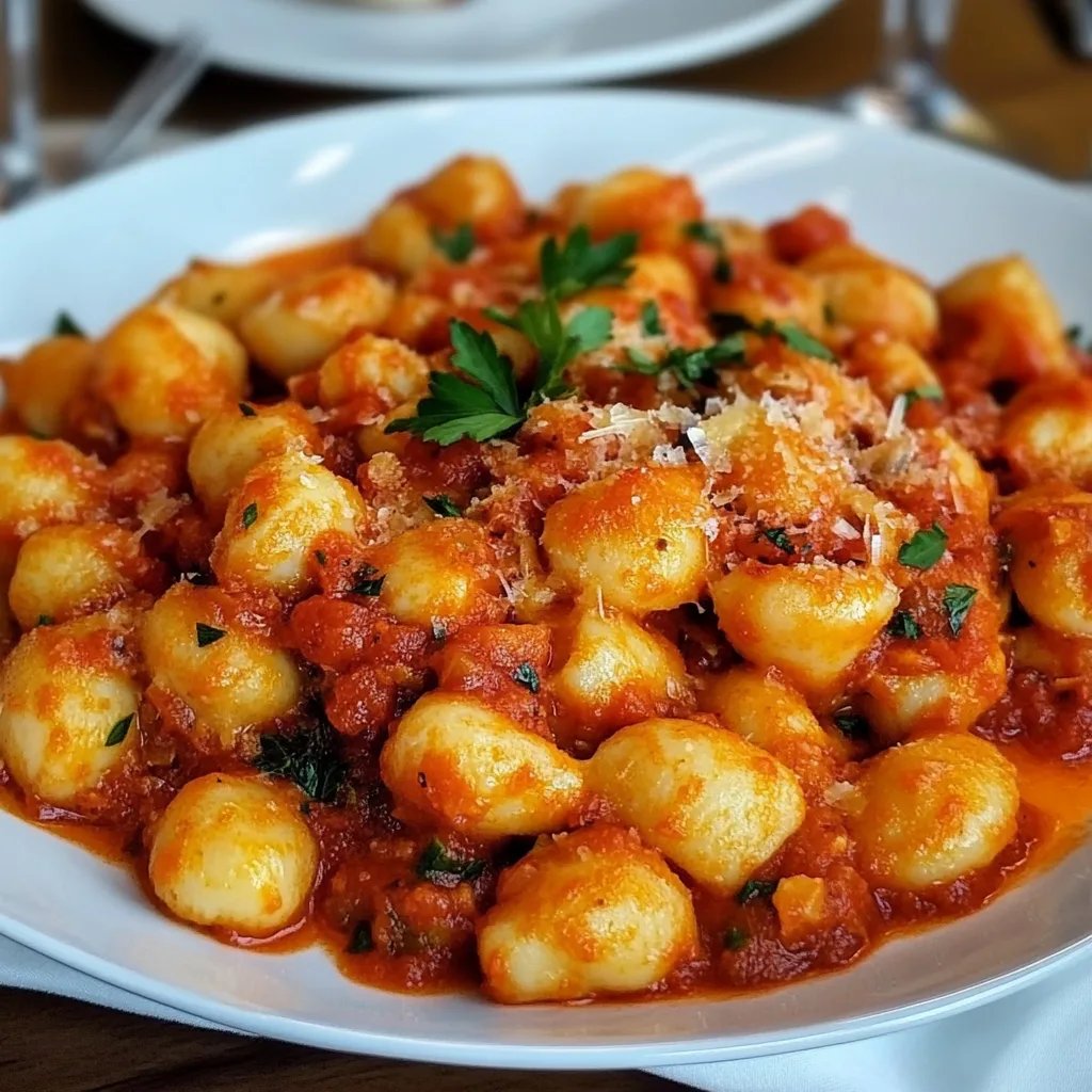 Gnocchi all'arrabbiata