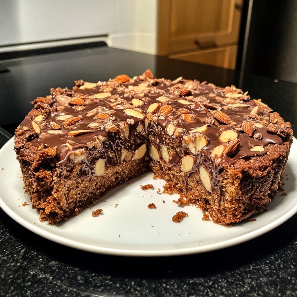 Steinbock Mandeln Praline Kuchen