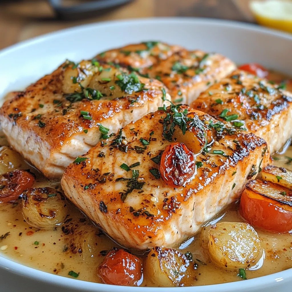 Cremiger Toskanischer Lachs: Ein Unglaubliches Ultimatives Rezept für 4 Personen